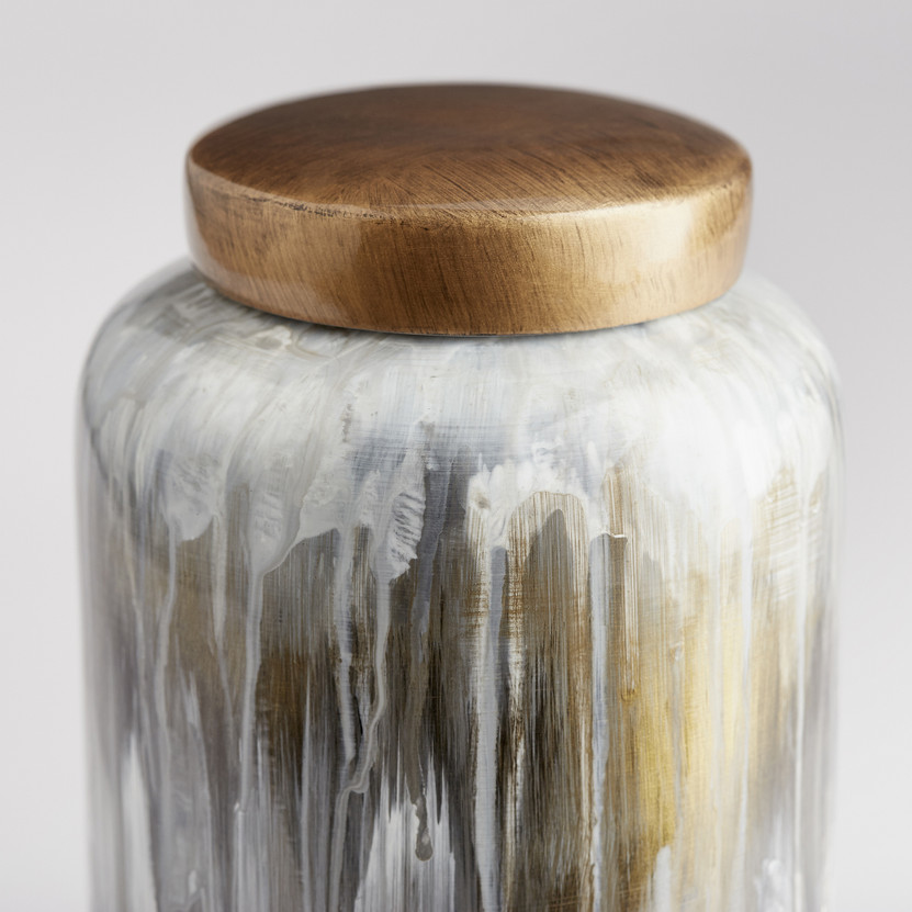 Spirit Drip Container | Olive Glaze - Small