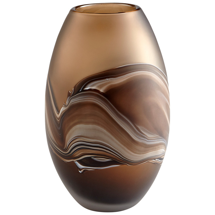 Nina Vase | Amber Swirl - Small
