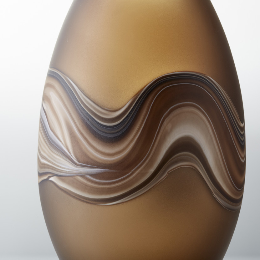 Nina Vase | Amber Swirl - Small