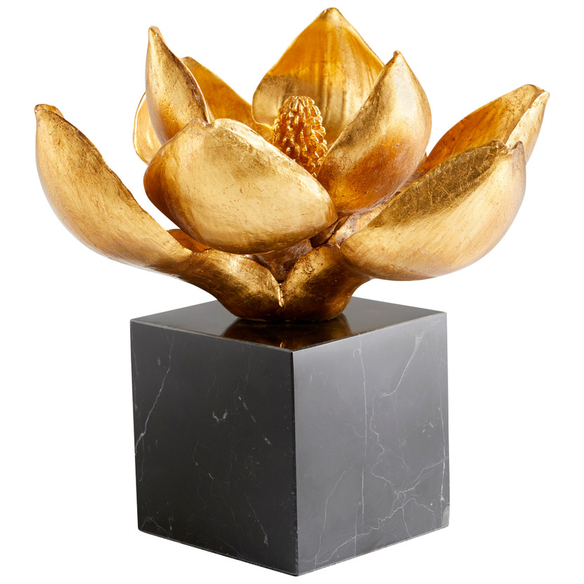 Edelweiss Sculpture | Gold and Black