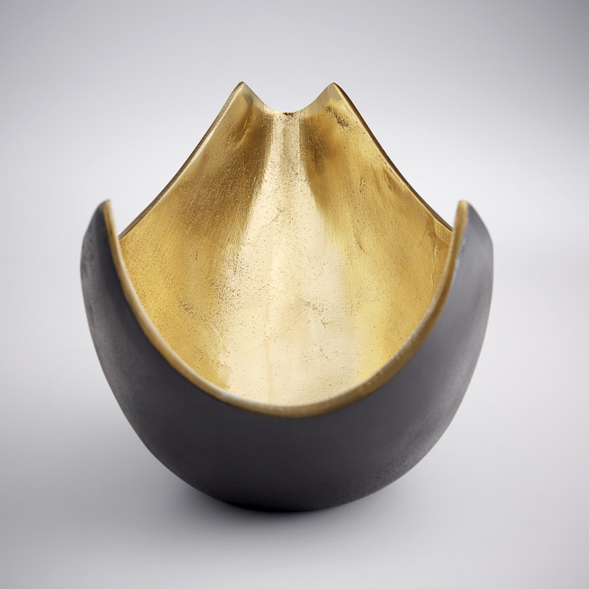 Boema Tray | Matte Black and Gold - Small