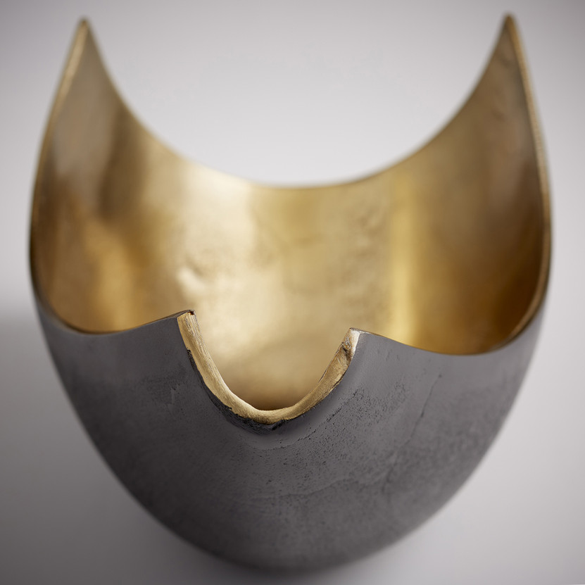 Boema Tray | Matte Black and Gold - Medium