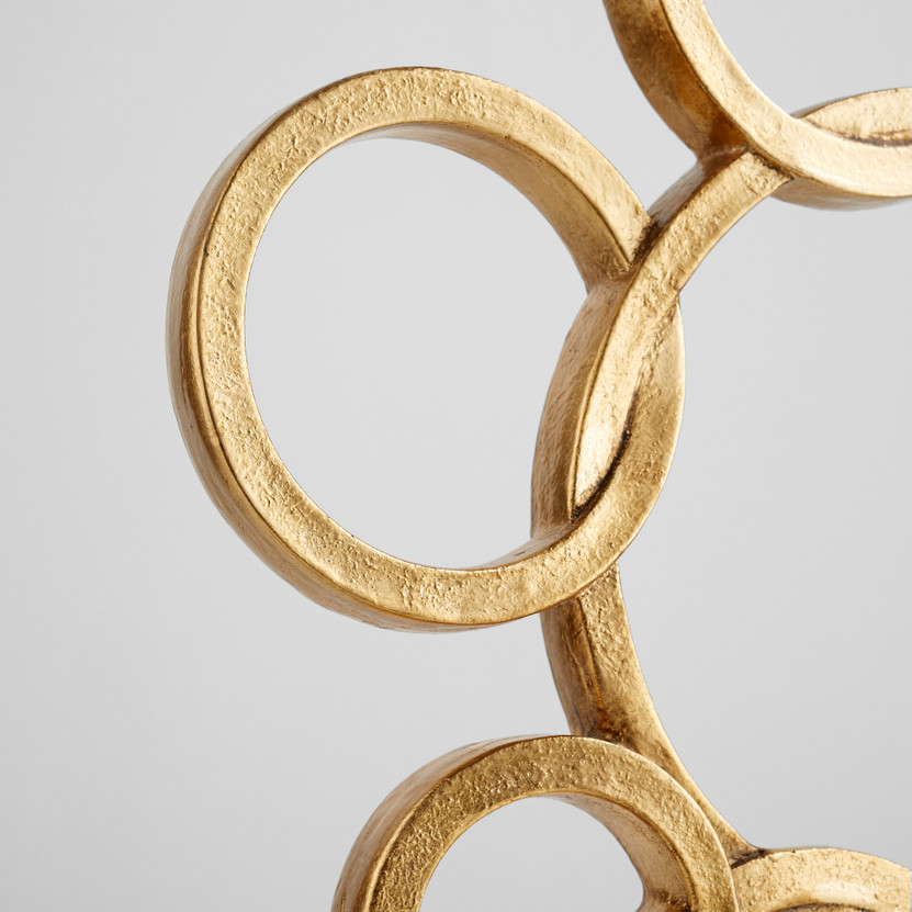 Cercles Table Lamp | Silver and Gold