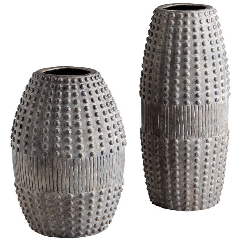 Scoria Vase Designed by J. Kent Martin | Grey - Small