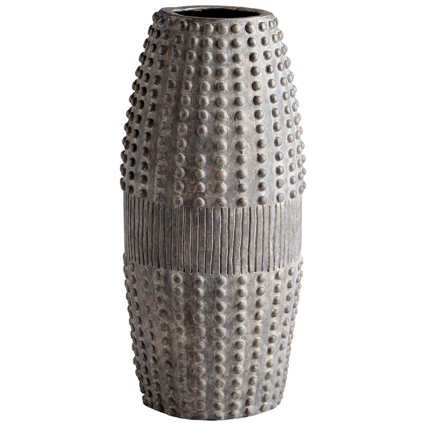 Scoria Vase Designed by J. Kent Martin | Grey - Large