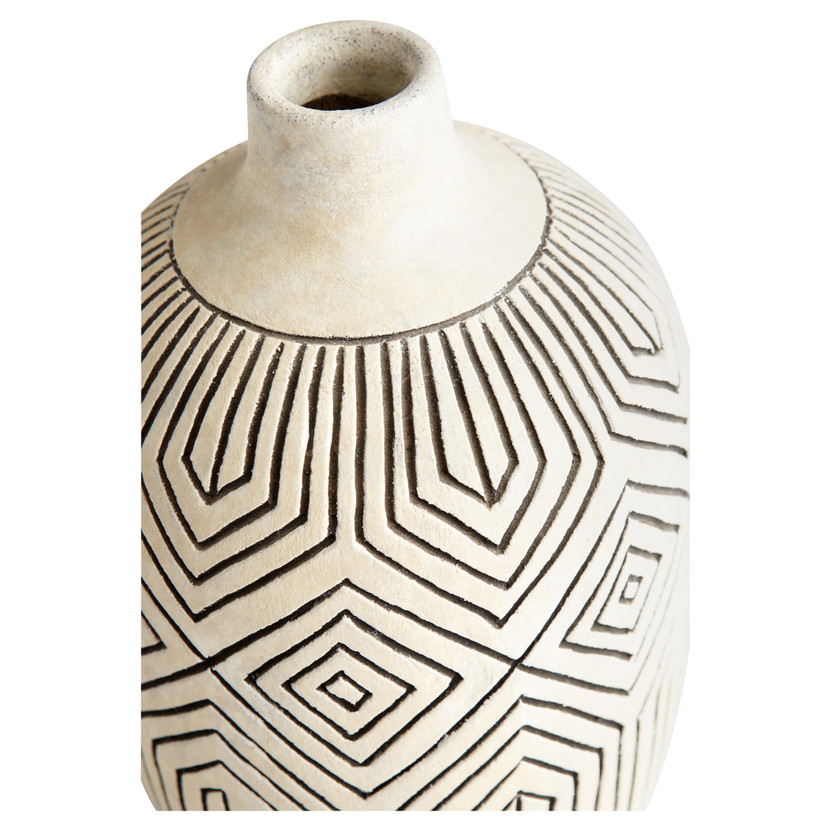 Light Labyrinth Vase | White - Small