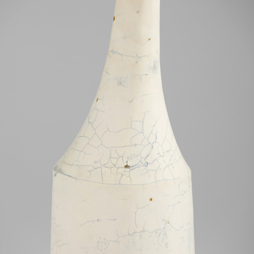 Egret Sculpture | Off-White - Medium