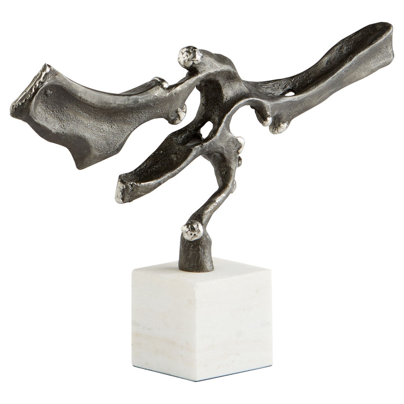 Rivulet Sculpture | Bronze and White