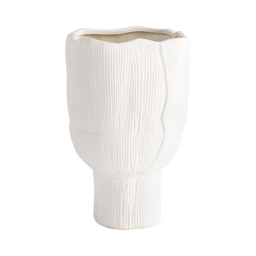 Astreae Pedestal Bowl | White - Large