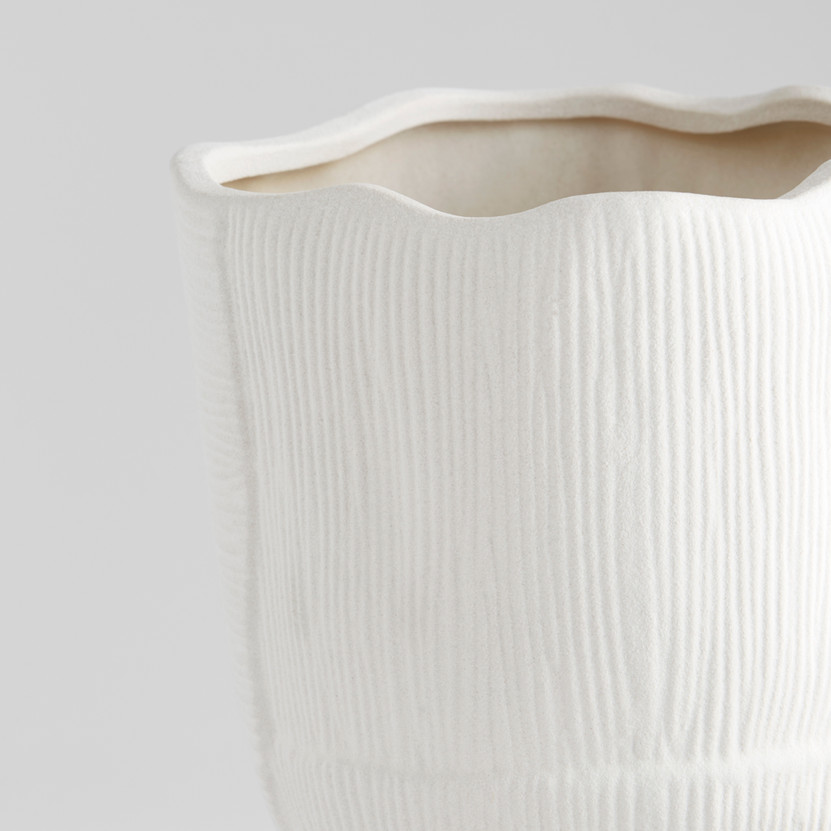 Astreae Pedestal Bowl | White - Large