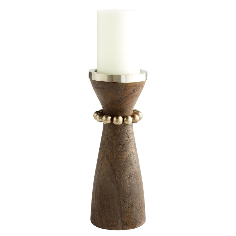 Parvati Candleholder Designed by J. Kent Martin | Grey - Medium