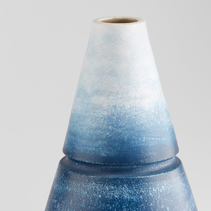 Amarna Vase Designed by J. Kent Martin | Blue Ombre - Small