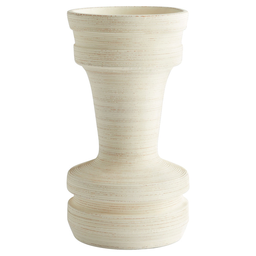 Taras Vase Designed by J. Kent Martin | White - Medium