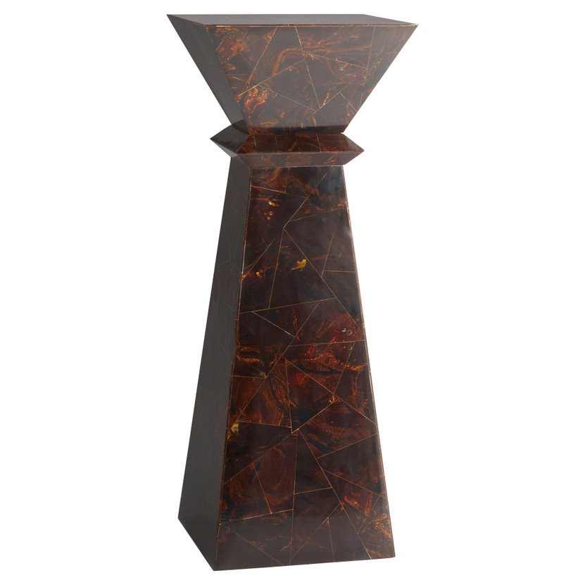 Taurus Accent Table Designed by J. Kent Martin | Brown
