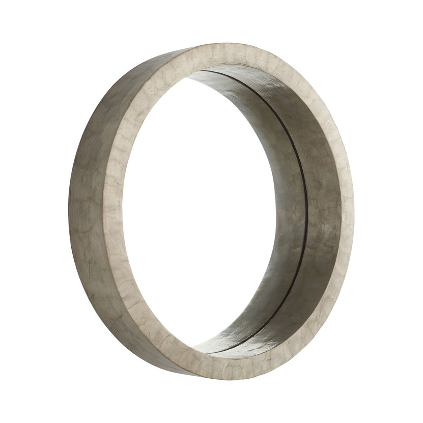 Triton Round Mirror Designed by J. Kent Martin | Taupe - Small