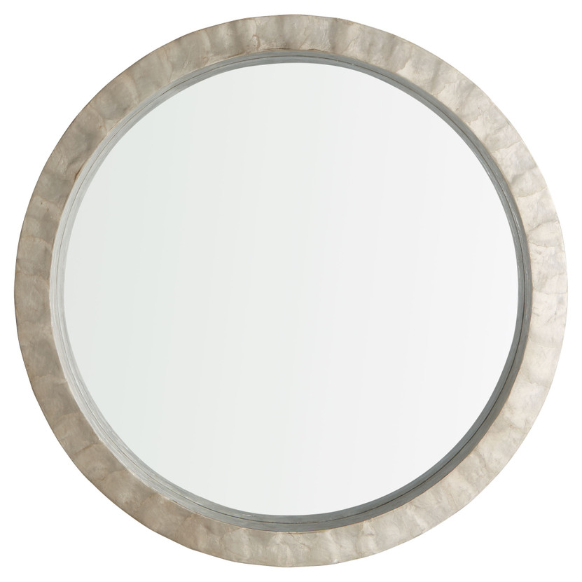 Triton Round Mirror Designed by J. Kent Martin | Taupe - Small