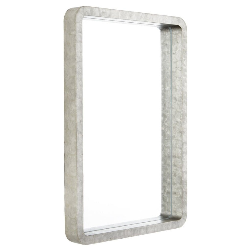 Triton Rectangular Mirror Designed by J. Kent Martin | Taupe