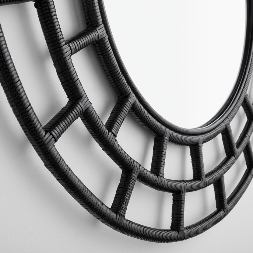 Comoros Mirror Designed by J. Kent Martin | Black - Large