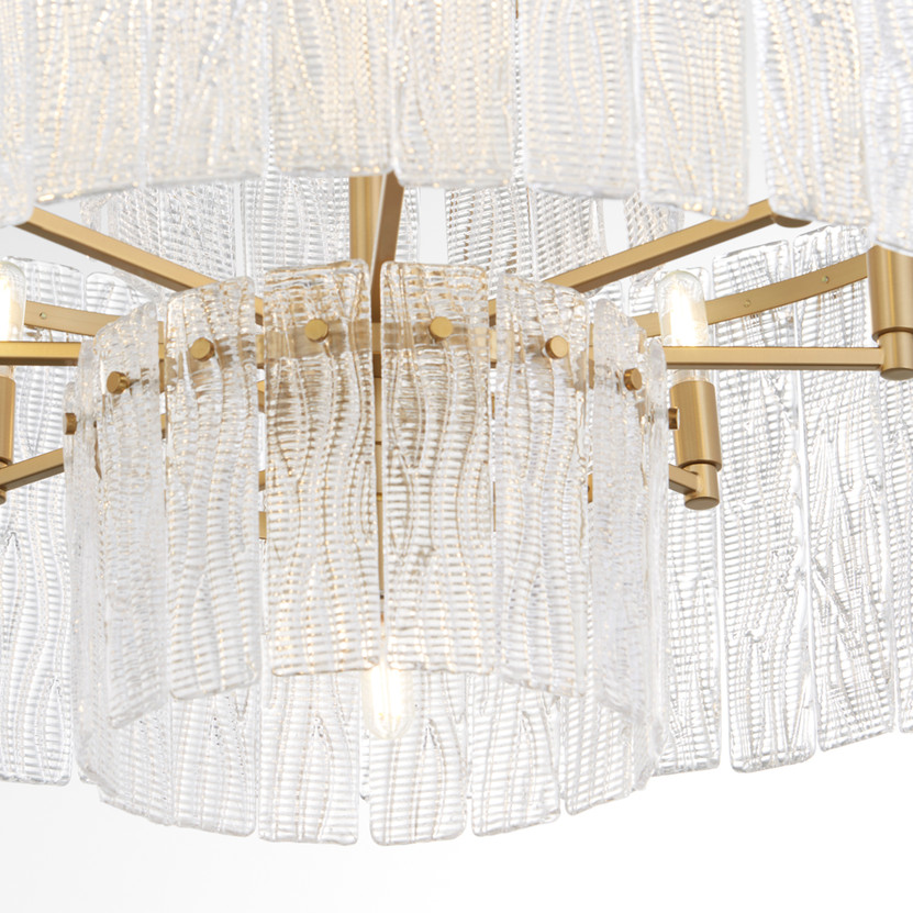 Othello 9-Light Chandelier | Aged Brass