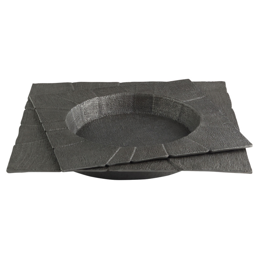 Baxter Tray Designed by J. Kent Martin | Antique Pewter - Small