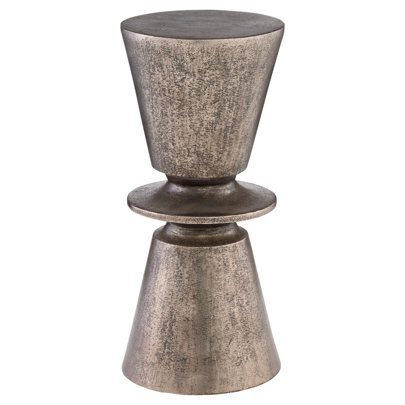 Clepsydra Accent Table | Antique Nickel
