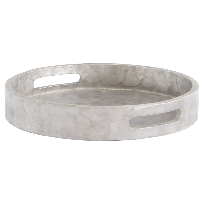 Triton Round Tray Designed by J. Kent Martin | Smoke - Small