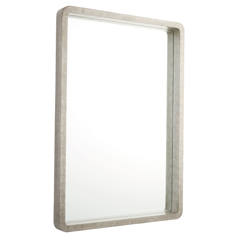 Triton Rectangular Mirror Designed by J. Kent Martin | Taupe - Large