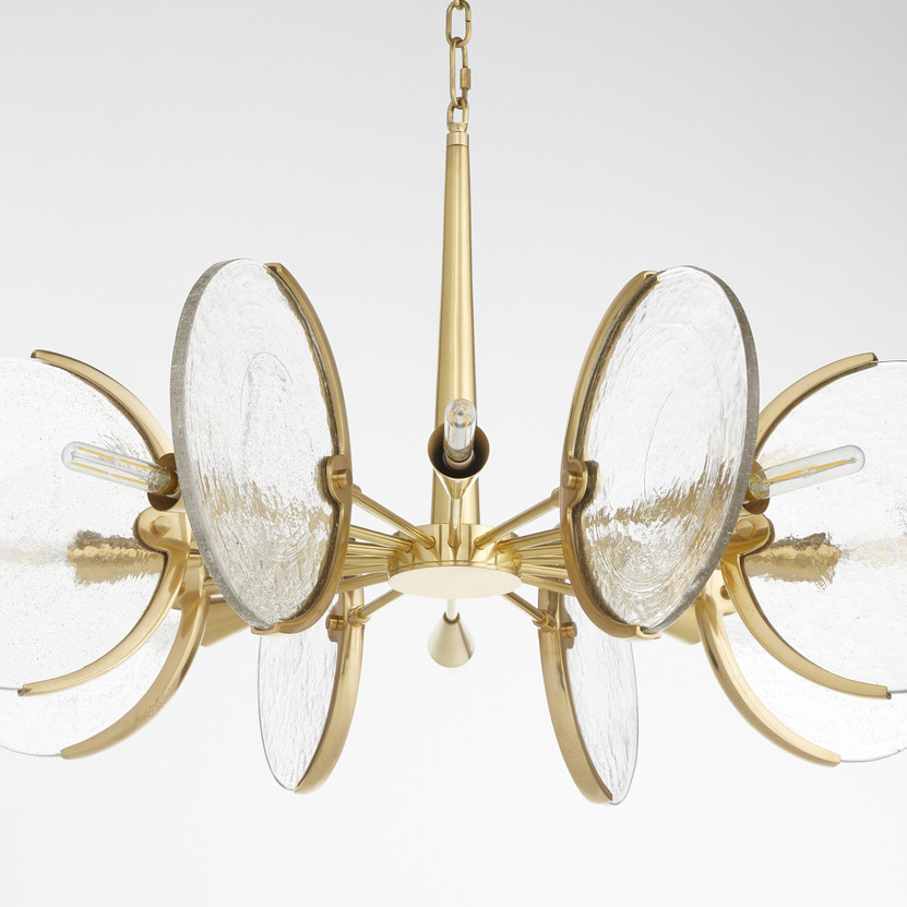 Alton 8-Light Chandelier | Aged Brass