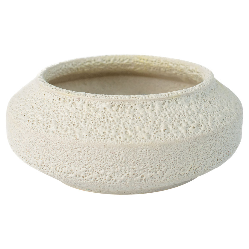 White on Terra Bowl | Porous White - Low