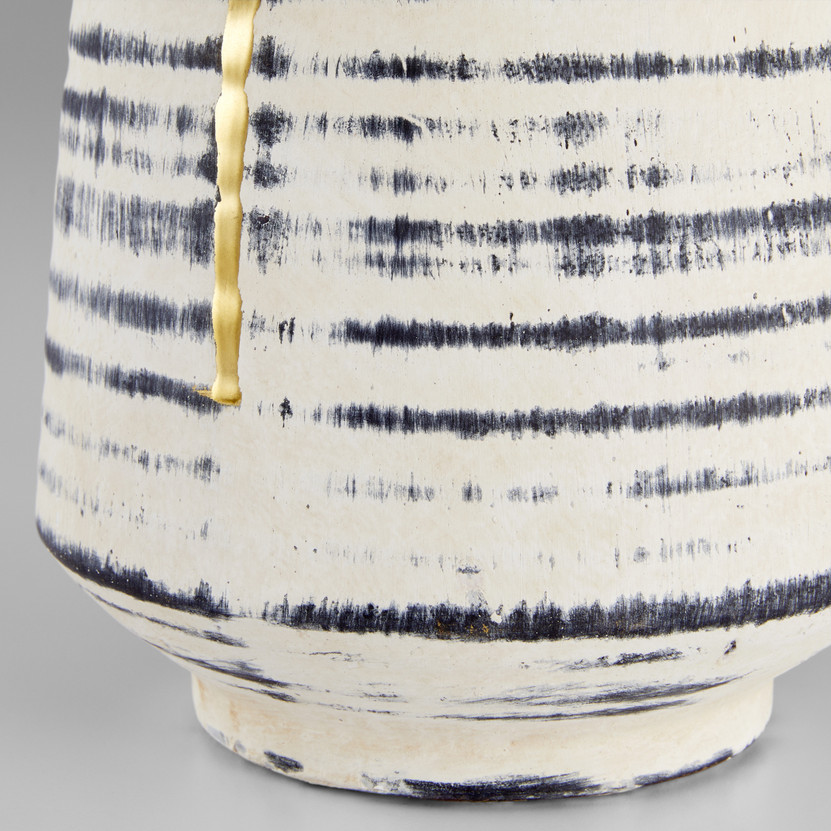 Athenian Vase | Beige & Black & Gold