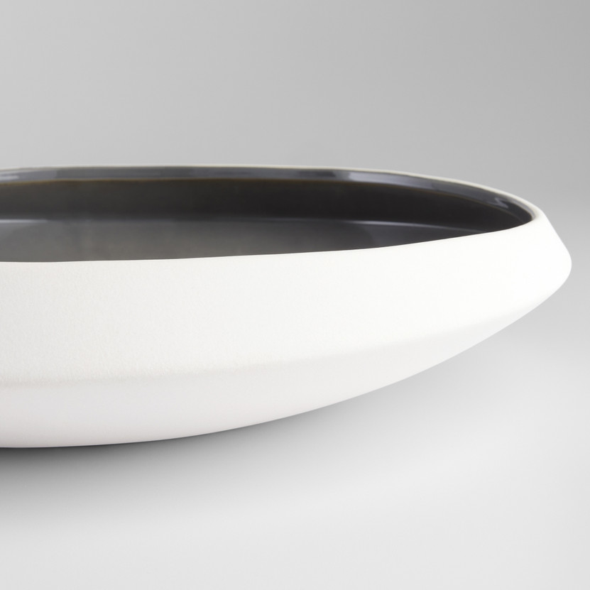 Tricolore Bowl | Grey and White - Large