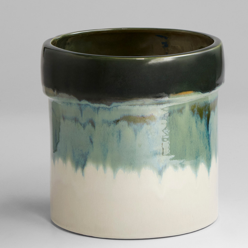 Folded Cachepot | Cascade Sage - Large