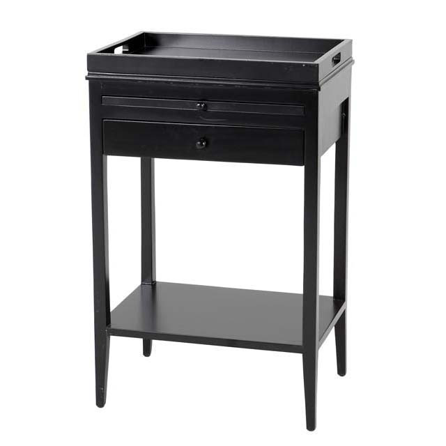 Side Table Broomer Black Finish