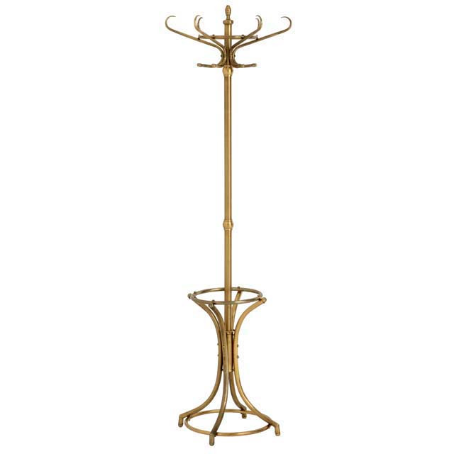 Coatrack Kent Antique Brass Finish