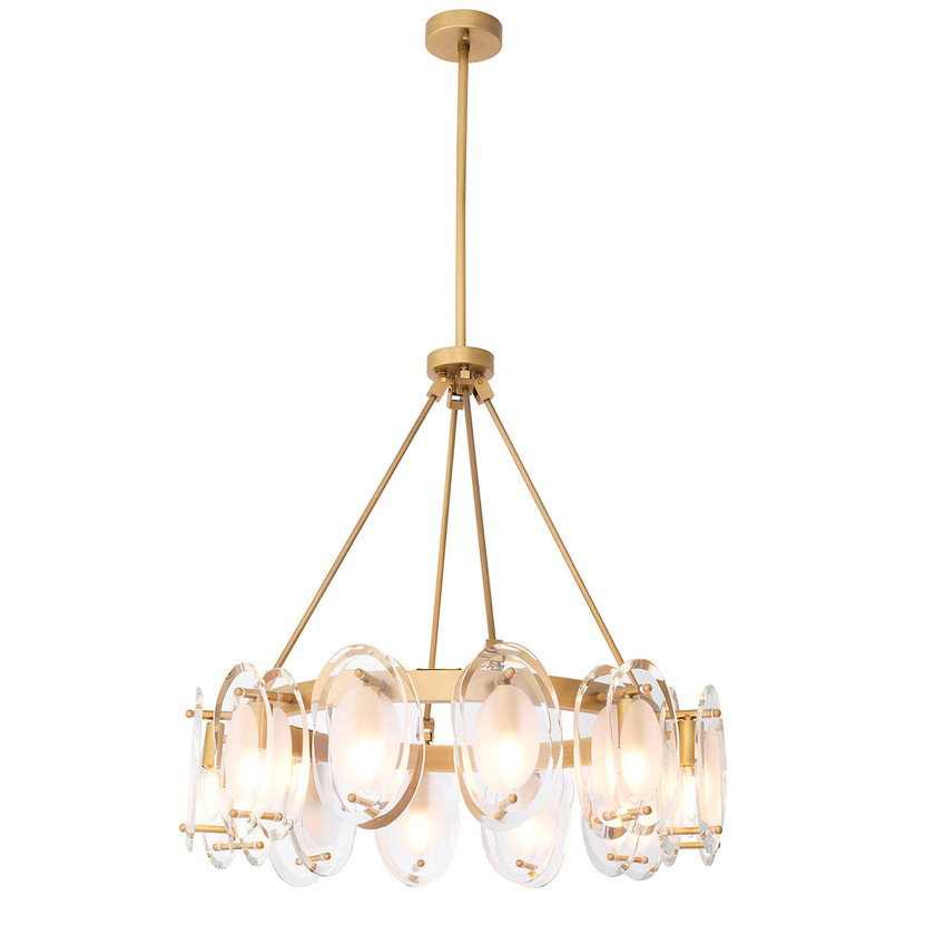Chandelier Sublime Antique Brass Finish