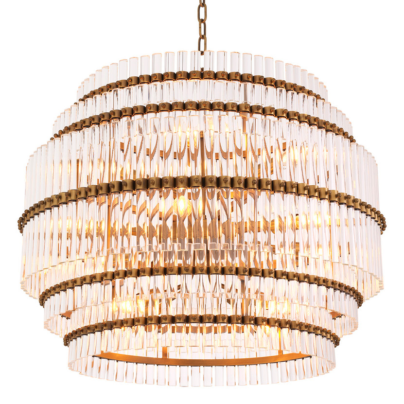 Chandelier Scottsdale Antique Brass Finish