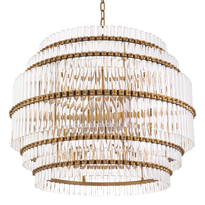 Chandelier Scottsdale Antique Brass Finish