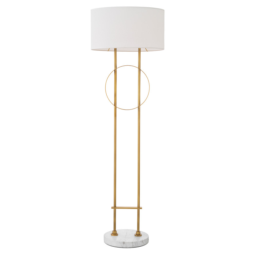 Floor Lamp Kaiser Antique Brass Finish