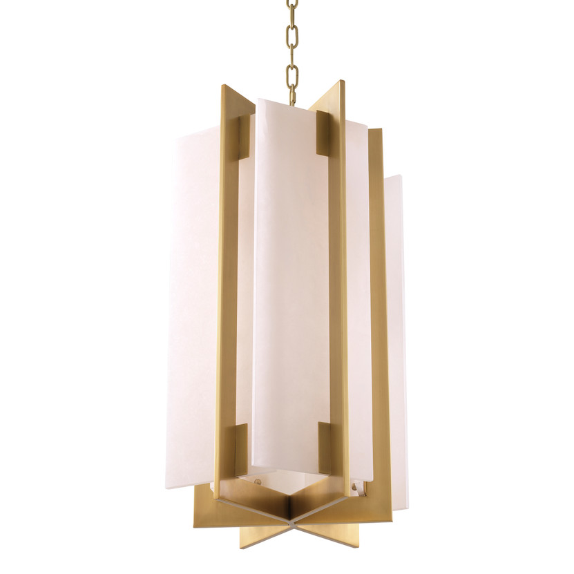 Chandelier Lugano Antique Brass Finish