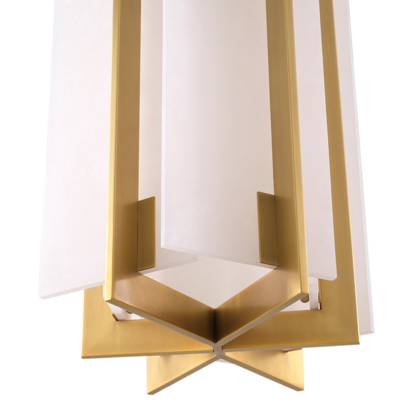 Chandelier Lugano Antique Brass Finish