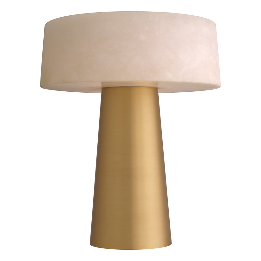 Table Lamp Cinco Antique Brass Finish