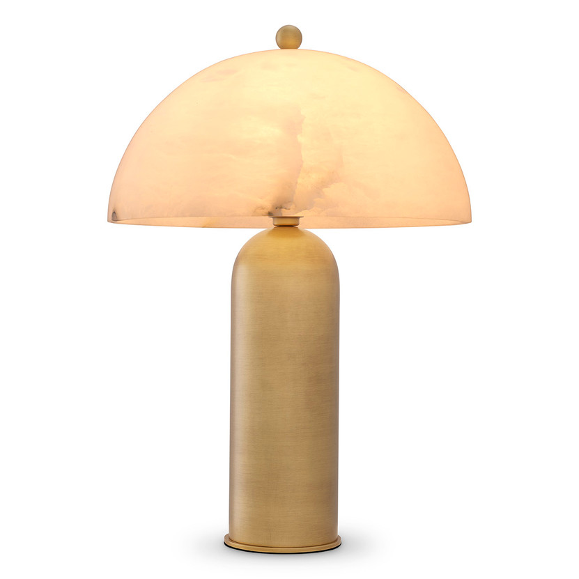 Table Lamp Lorenza Antique Brass Finish