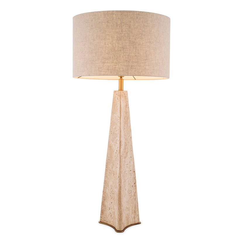 Table Lamp Benson Travertine
