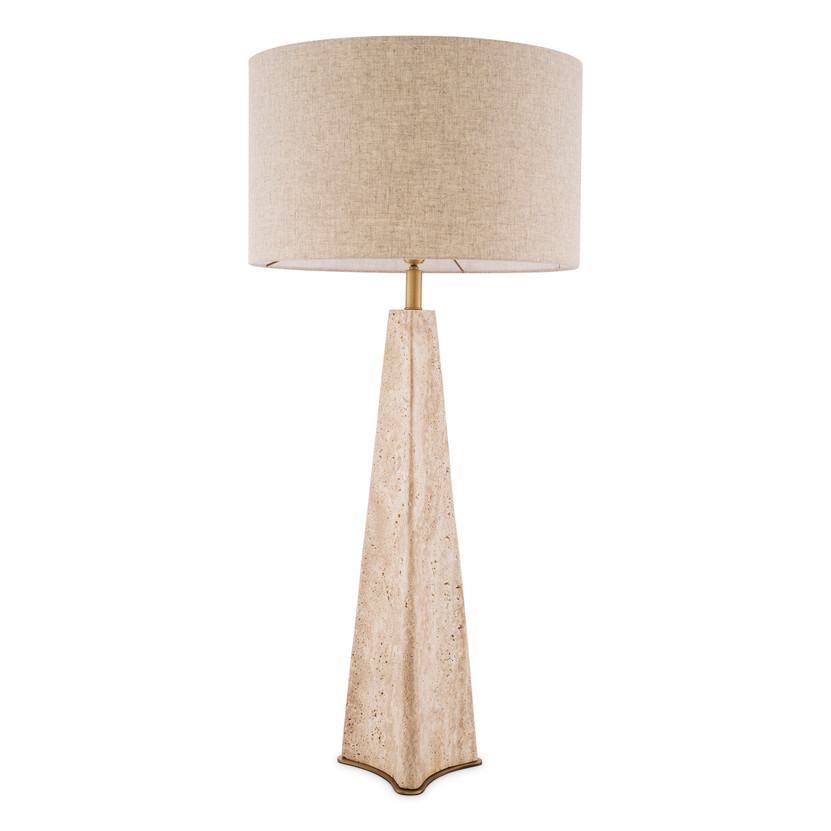 Table Lamp Benson Travertine