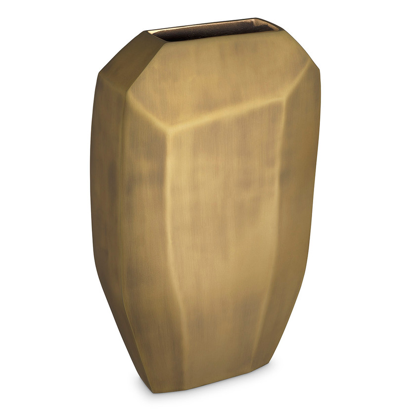 Vase Linos L Antique Brass Finish