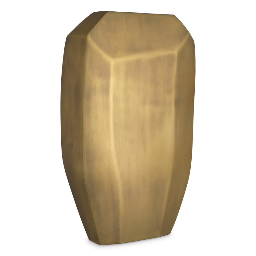 Vase Linos L Antique Brass Finish