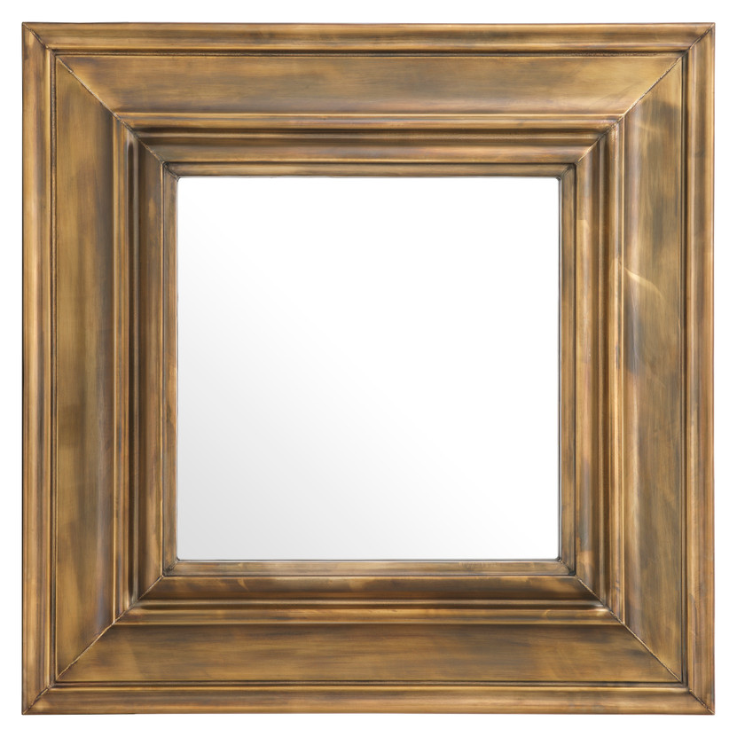 Mirror Sanoma L Vintage Brass Finish