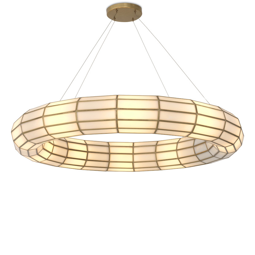 Chandelier Ronco Antique Brass Finish