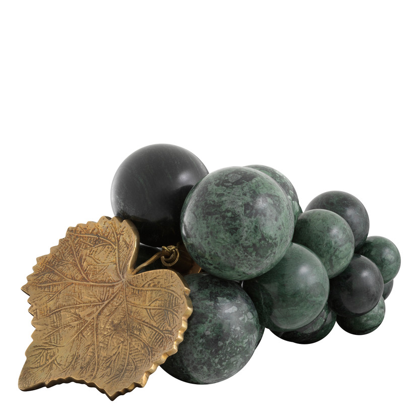 Object Vintage Grapes Green Marble