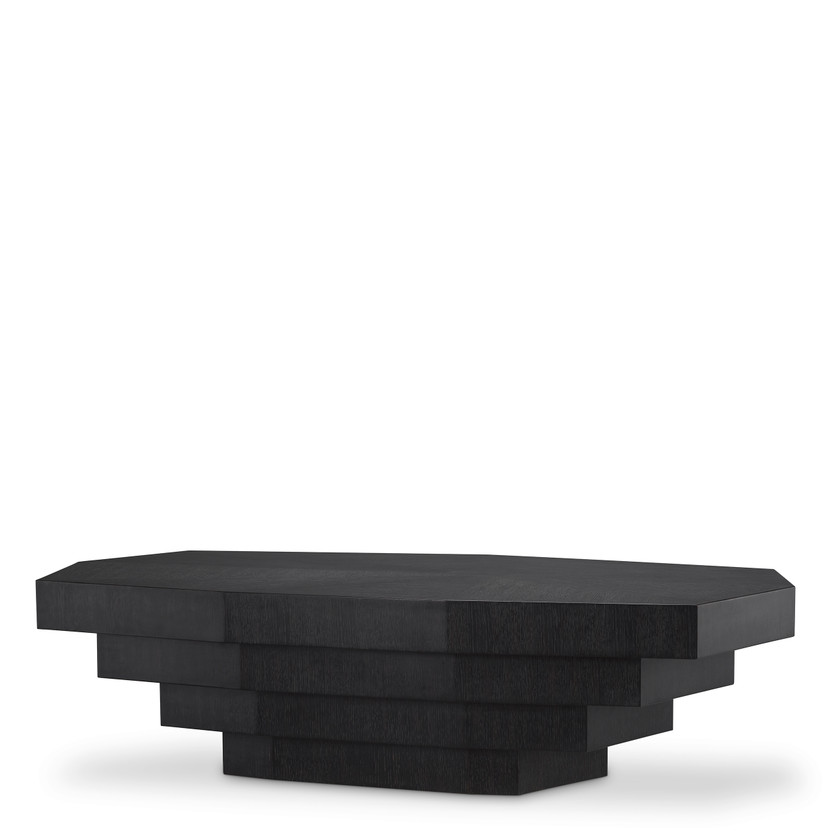 Coffee Table Vezio Charcoal Grey Oak Veneer